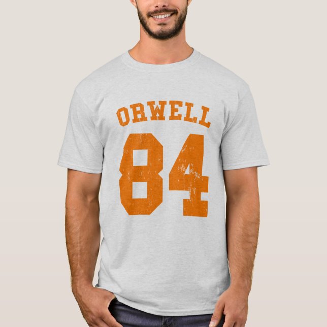 T-shirt George Orwell 84 1984 jersey (Devant)