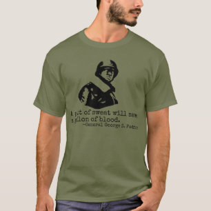 T-shirt George S. Patton Citation 2ÈME GUERRE MONDIALE Gén