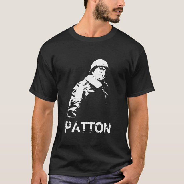 T-shirt George S. Patton -- Héros de guerre (Devant)