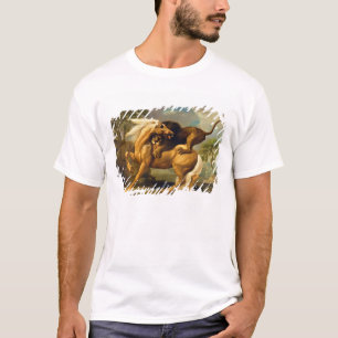 T-shirt George Stubbs  Un lion attaquant un cheval, vers 1