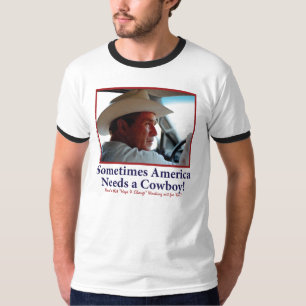 T-shirt George W Bush dans le casquette de cowboy