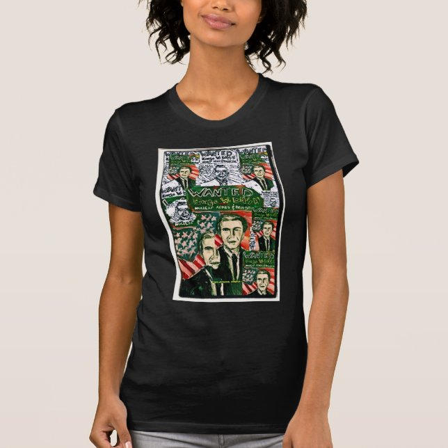 T-SHIRT GEORGE W BUSH RECHERCHÉ COLLAGE (Devant)