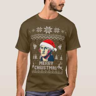 T-shirt George Washington Joyeux Noël