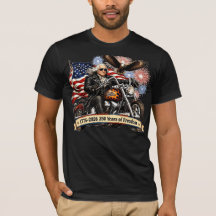 George Washington motard patriotique 4 juillet