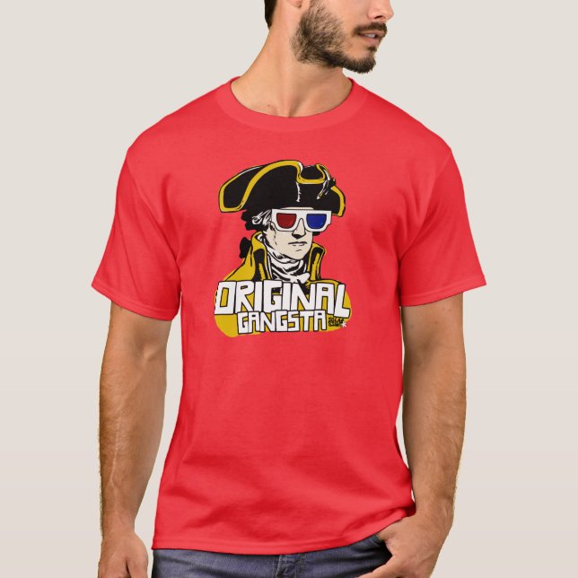 T-shirt George Washington "Original Gangsta" (Devant)
