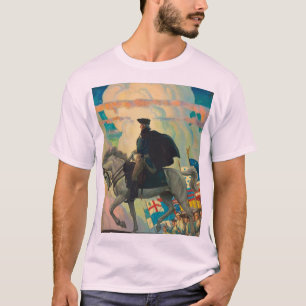 T-shirt George Washington par Newell Convers Wyeth