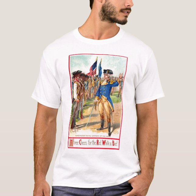 T-shirt George Washington Patriotique (Devant)