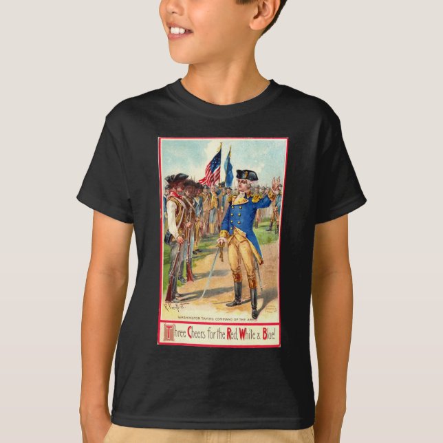 T-shirt George Washington Patriotique (Devant)