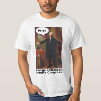 T - Shirt George Washington WTF (mit Titel)