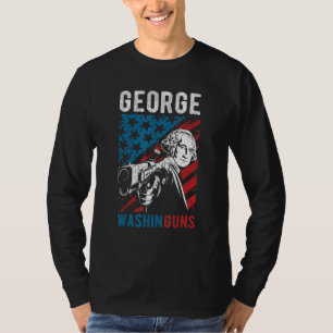T-shirt George Washinguns 2e Amendement Pro Guns 4e Ju