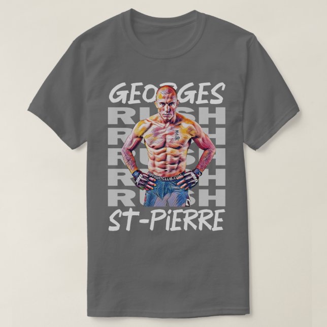 T-shirt Georges Rush St Pierre 2 (Design devant)