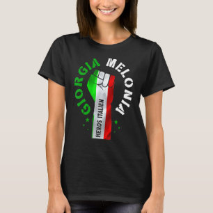 T-shirt Georgia Meloni Italien Héros Hommes Femmes