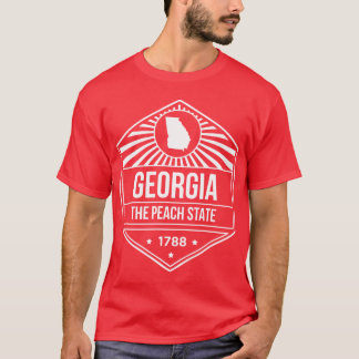 T-shirt Georgia State Motto The Peach State design