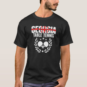 T-shirt Georgia Table Tennis Georgian Ping Pong Supporté
