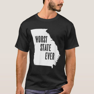 T-shirt Géorgie - Le Pire Etat Jamais _ Ga Sucks - Graphiq