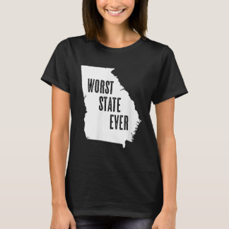 T-shirt Géorgie - Le Pire Etat Jamais _ Ga Sucks - Graphiq