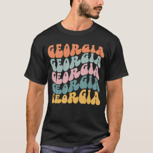 T-shirt Géorgie Retro Amérique Super Etats-Unis les années