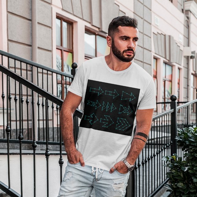 T - Shirt gepunktete Pfeile (Von Creator hochgeladen)
