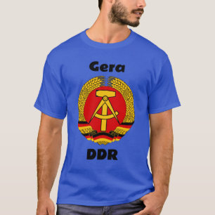 T-shirt Gera, Allemagne de l'Est (DDR, RDA)