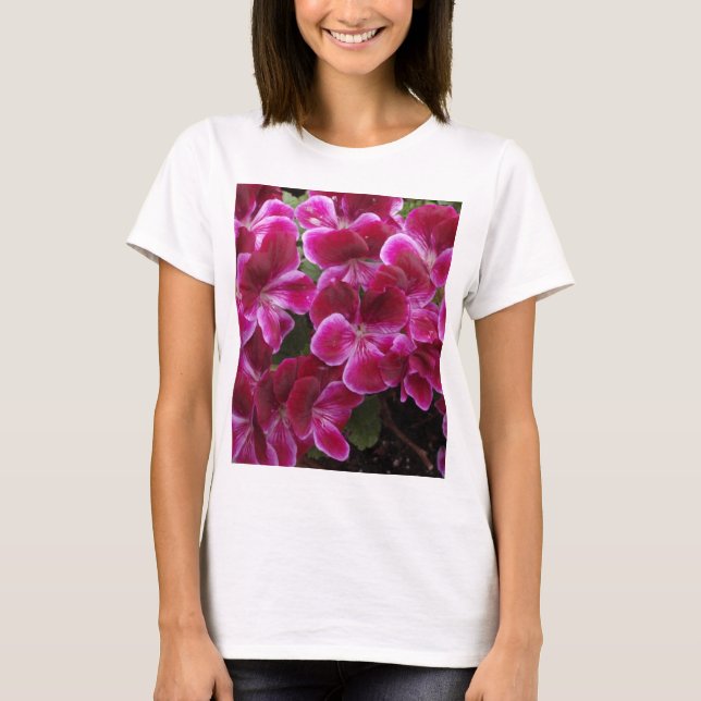 T-shirt Géranium Bourgogne (Devant)