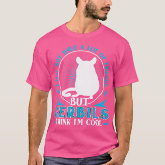 T-shirt Gerbil Est Mon Ami Rodent Gerbil