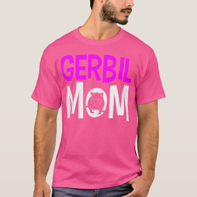 T-shirt Gerbil Maman Mam Drôle (Devant)