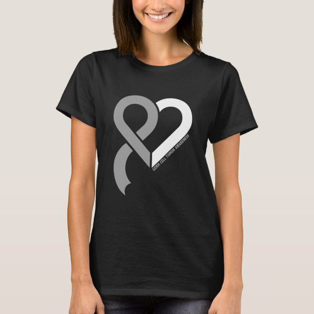T-shirt Germ Cell Tumor Awareness Brain Cancer Related (Devant)