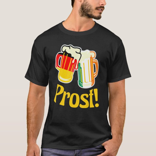 T-shirt German - Ireland Cheer Prost (Devant)