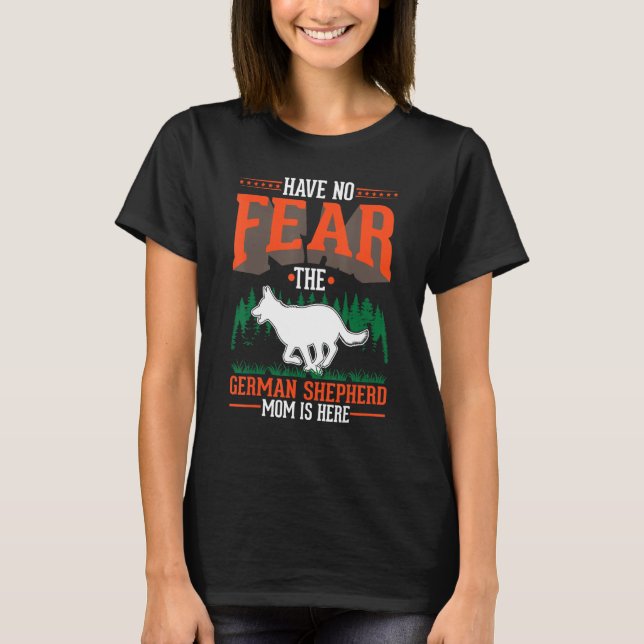 T-shirt German Shepherd Mom (Devant)