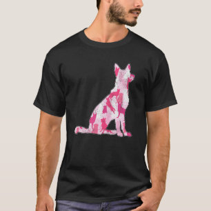 T-shirt German Shepherd Pink Camo Dog Camouflage