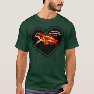 T-shirt German Shepherd poetry in motion