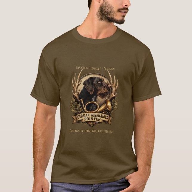 T-shirt German Wirehaired Pointer (Devant)
