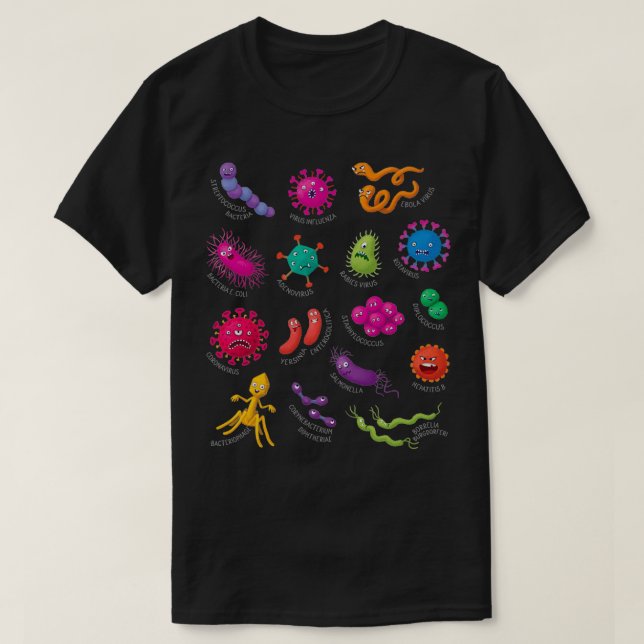 T-shirt Germes amusants (Design devant)