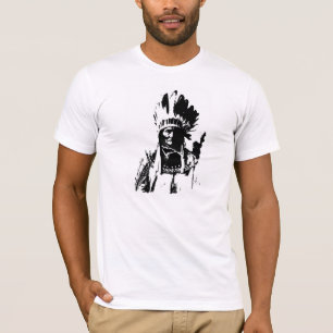 T-shirt Geronimo noir et blanc