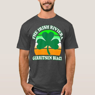 T-shirt Gerritsen Beach Irish Riviera Funny Shamrock Retro