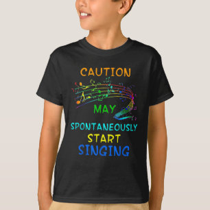 T-Shirt-Geschenk für Sänger und Musikliebhaber - A T-Shirt
