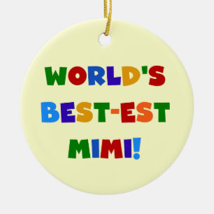 T - Shirt-Geschenke des Gut-est der Welt helle Keramikornament