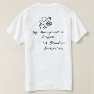 T-shirt Gestion de l'ego humour psychologie freudienne