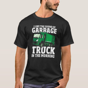 T-shirt Gestion des déchets Camion Camion Camion Chauffeur