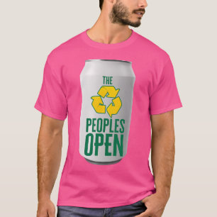T-shirt Gestion des déchets Peuples Ouvert Bière Can