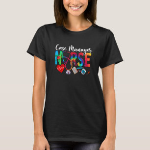 T-shirt Gestionnaire coque Infirmière Tie Dye Love Heart S