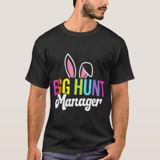 T-shirt Gestionnaire de chasse aux oeufs Correspondant aux