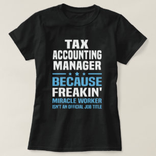 T-shirt Gestionnaire de comptabilité fiscale