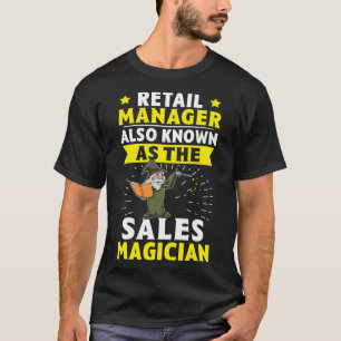 T-shirt Gestionnaire De Détail Également Connu Sous Le Nom