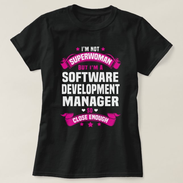 T-shirt Gestionnaire de développement logiciel (Design devant)