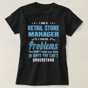 T-shirt Gestionnaire de magasins de détail