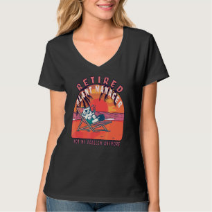 T-shirt Gestionnaire de Plante retraité Retraite Vintage