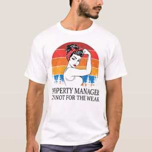 T-shirt Gestionnaire de propriétés Ce n'est pas pour les