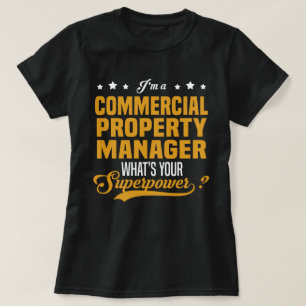 T-shirt Gestionnaire de propriétés commerciales