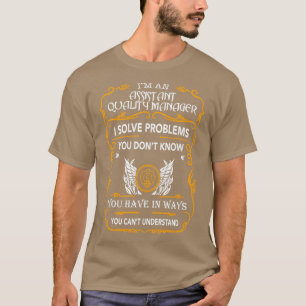 T-SHIRT GESTIONNAIRE DE QUALITÉ ASSISTANT